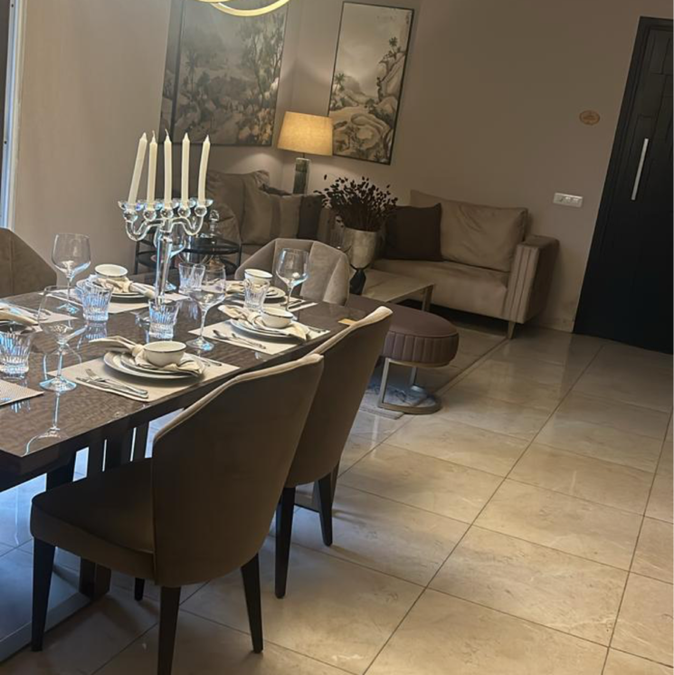 Living Room, international airport road 3 Bedroom 1625 Sq.Ft. Apartment In International Airport Road Zirakpur 8062713