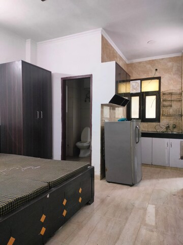 Kitchen in 1 RK Builder Floor at Ansal Sushant Lok I, Sector 43 – for Rent