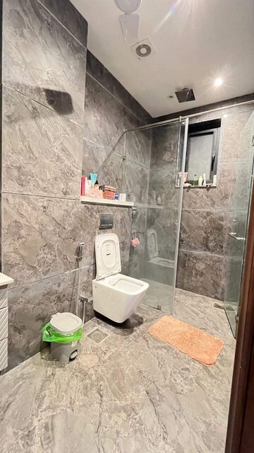 Bathroom in 1 BHK Builder Floor at Neb Sarai – for Rent