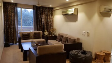 Living Room in 3 BHK Apartment at DLF The Belvedere Park, Sector 24 – for Rent