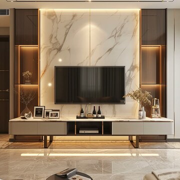 Living Room in 4 BHK Apartment at ABA Cleo County, Sector 121 – for Rent