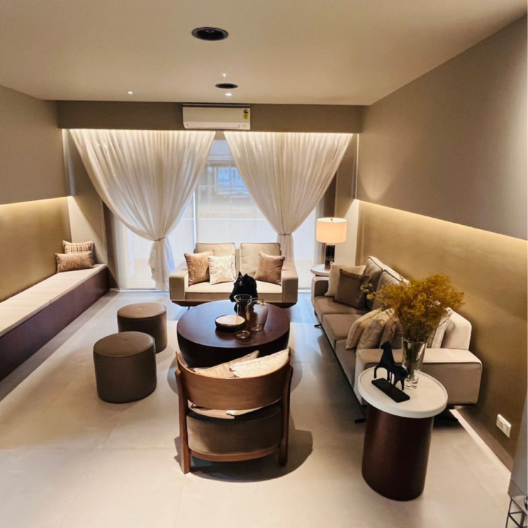 Living Room, singhpura 3.5 Bedroom 2574 Sq.Ft. Apartment In Singhpura Zirakpur 8063006