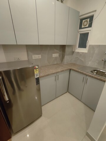 Kitchen in 1 RK Builder Floor at Ansal Sushant Lok I, Sector 43 – for Rent