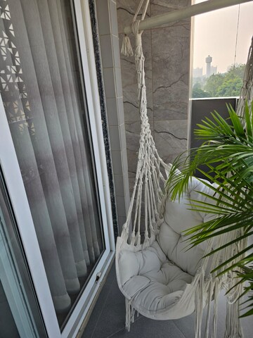 Balcony in 3 BHK Builder Floor at Unitech Deerwood Chase, Nirvana Country – for Rent