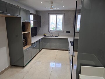 Kitchen in 3 BHK Builder Floor at Unitech Deerwood Chase, Nirvana Country – for Rent