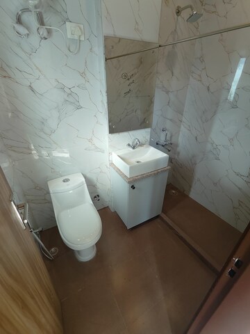 Bathroom in 1 RK Builder Floor at Ansal Sushant Lok I, Sector 43 – for Rent