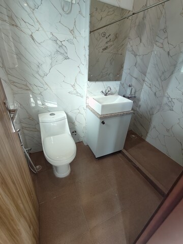 Bathroom in 1 RK Builder Floor at Ansal Sushant Lok I, Sector 43 – for Rent