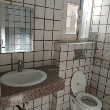 Bathroom in 3 BHK Builder Floor at Ambala Highway – for Rent