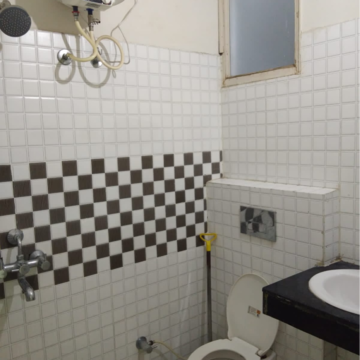 Bathroom in 3 BHK Builder Floor at Ambala Highway – for Rent