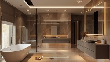 Furnished Amenities in 4 BHK Apartment at Ambience Tiverton, Sector 50 – for Rent