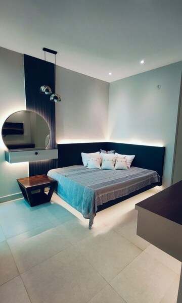 Bedroom in 3 BHK Apartment at Rockfort Shriram North View Apartments, Raj Nagar Extension – for Sale