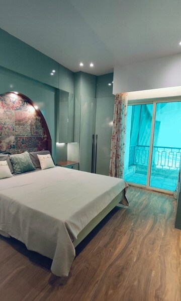 Bedroom in 3 BHK Apartment at Rockfort Shriram North View Apartments, Raj Nagar Extension – for Sale