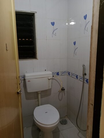 Bathroom in 1 BHK Apartment at Mahape – for Rent