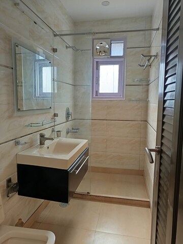 Bathroom in 3 BHK Builder Floor at Saket – for Rent
