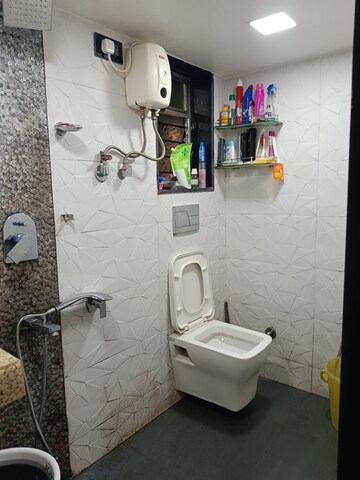 Bathroom in 1 BHK Apartment at Gandharv Darshan, Lower Parel – for Rent