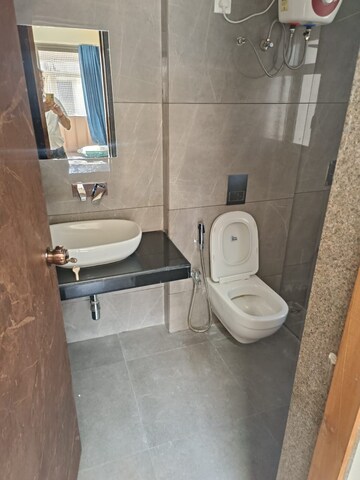 Bathroom in 3 BHK Apartment at C G Road – for Rent