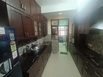 Kitchen in 2 BHK Builder Floor at SS Southend Floors, South City 2 – for Rent