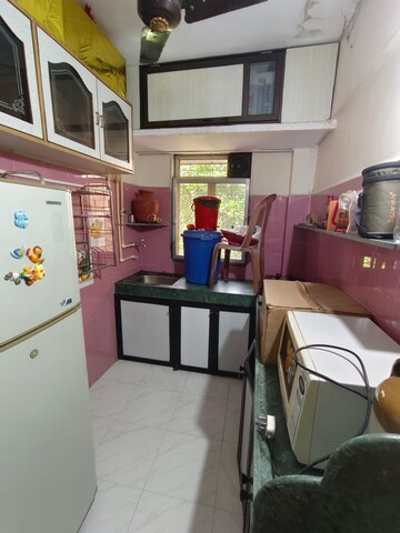 Kitchen in 1 BHK Apartment at Jai Sai Complex, Mira Road – for Sale