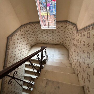 Staircase in 3 BHK Builder Floor at Kotla Mubarakpur – for Rent