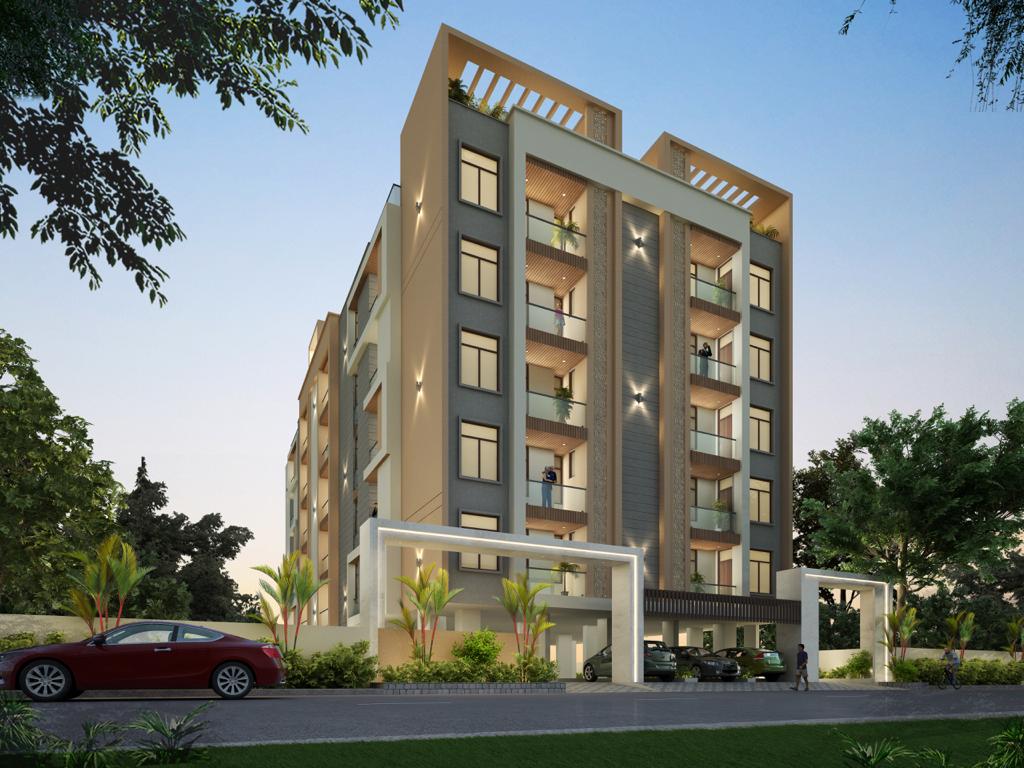 3 BHK + Pooja Room Apartment For Sale in ASKG Heights II