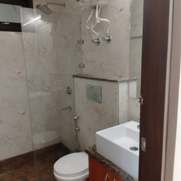 Bathroom in 2 BHK Builder Floor at Malviya Nagar – for Rent