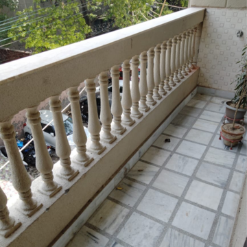 Balcony in 2 BHK Builder Floor at Malviya Nagar – for Rent