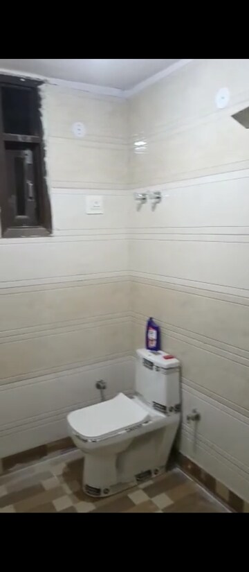 Bathroom in 3 BHK Builder Floor at Mehrauli – for Rent