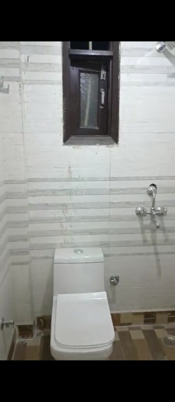 Bathroom in 3 BHK Builder Floor at Mehrauli – for Rent