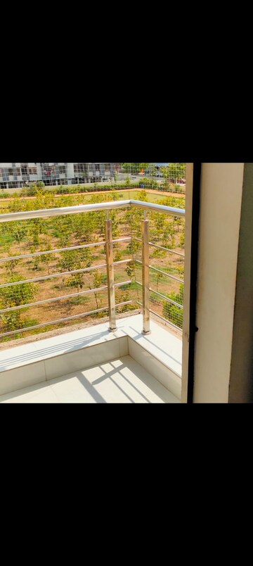 Balcony in 3 BHK Apartment at Siddheswar Shree Shivanta Heritage, Kanbha – for Rent