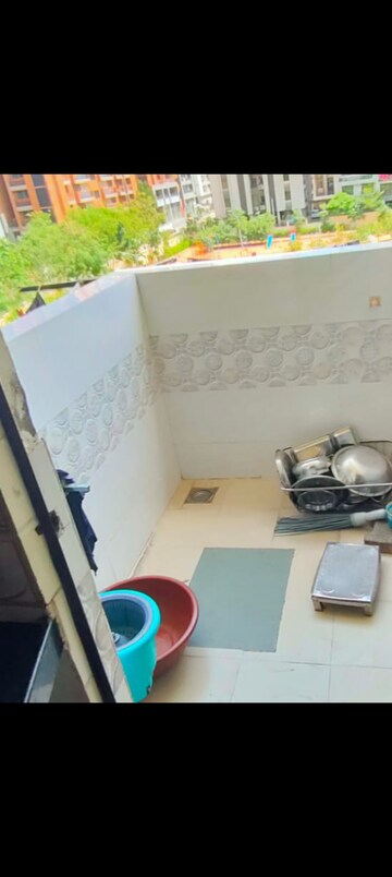 Bathroom in 3 BHK Apartment at Siddheswar Shree Shivanta Heritage, Kanbha – for Rent