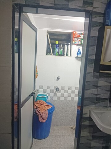 Bathroom in 1 BHK Apartment at Ghansoli Sector 21 – for Rent