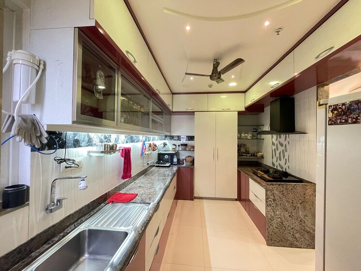 Kitchen, nyati-ebony 2 Bedroom 1064 Sq.Ft. Apartment In Undri Pune 8064071