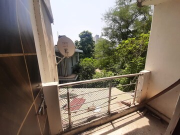 Balcony in 1 BHK Builder Floor at Freedom Fighters Enclave – for Rent