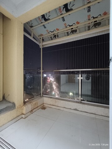 Balcony in 1 BHK Apartment at Vipul Mahavir Sapphire, Ghansoli – for Rent