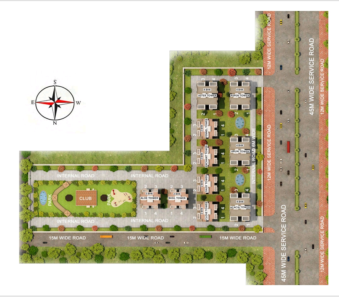 2 BHK Apartment For Sale in Adore Prima