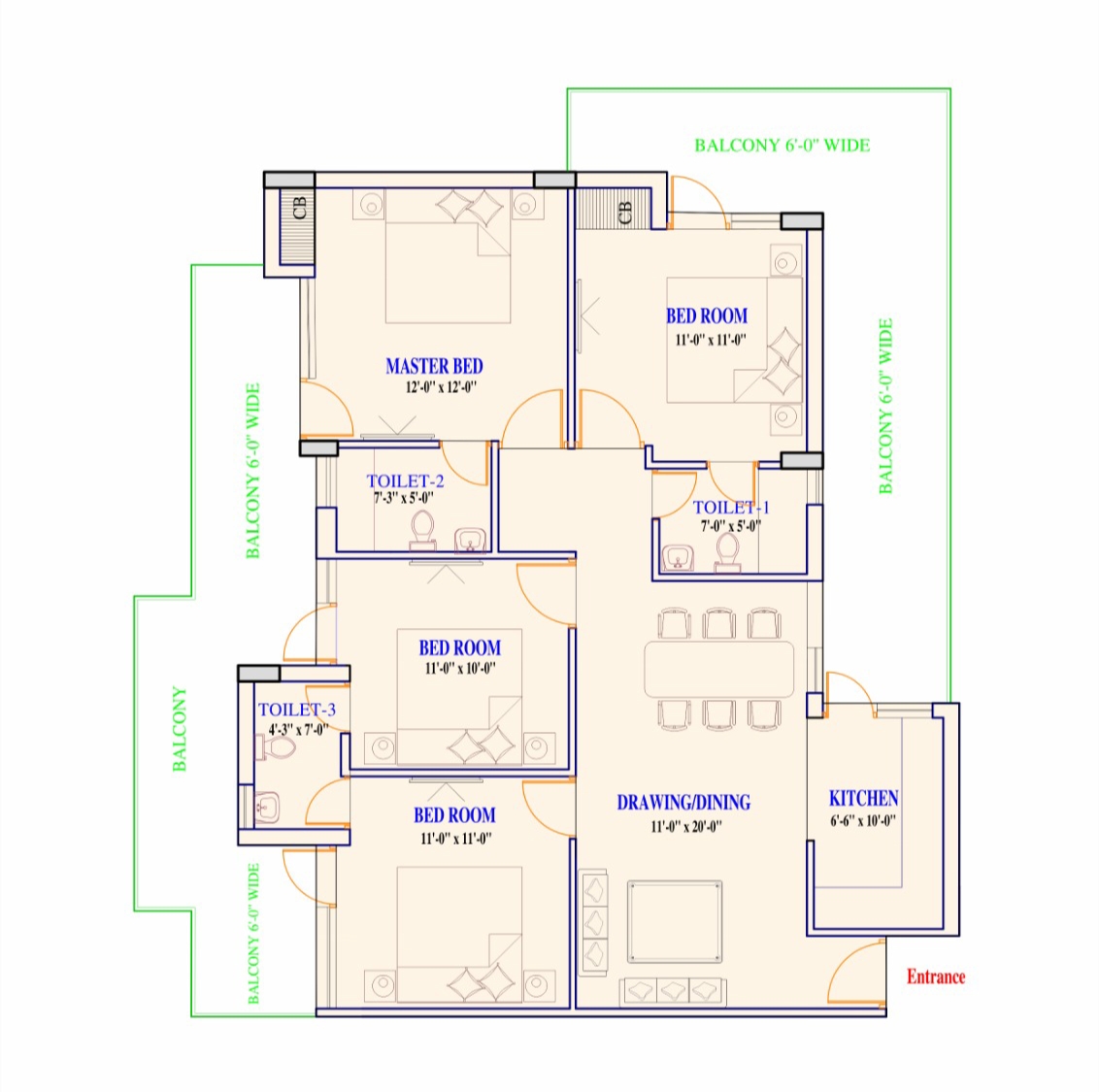 4 BHK Apartment For Sale in Adore Prima