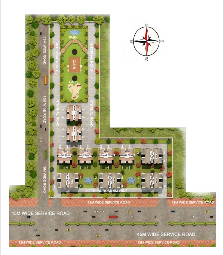 Master Plan, adore-prima 4 Bedroom 1600 Sq.Ft. Apartment In Sector 72 Faridabad 8064170