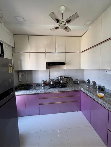 Kitchen in 2 BHK Apartment at Ashar Metro Towers, Vartak Nagar – for Rent