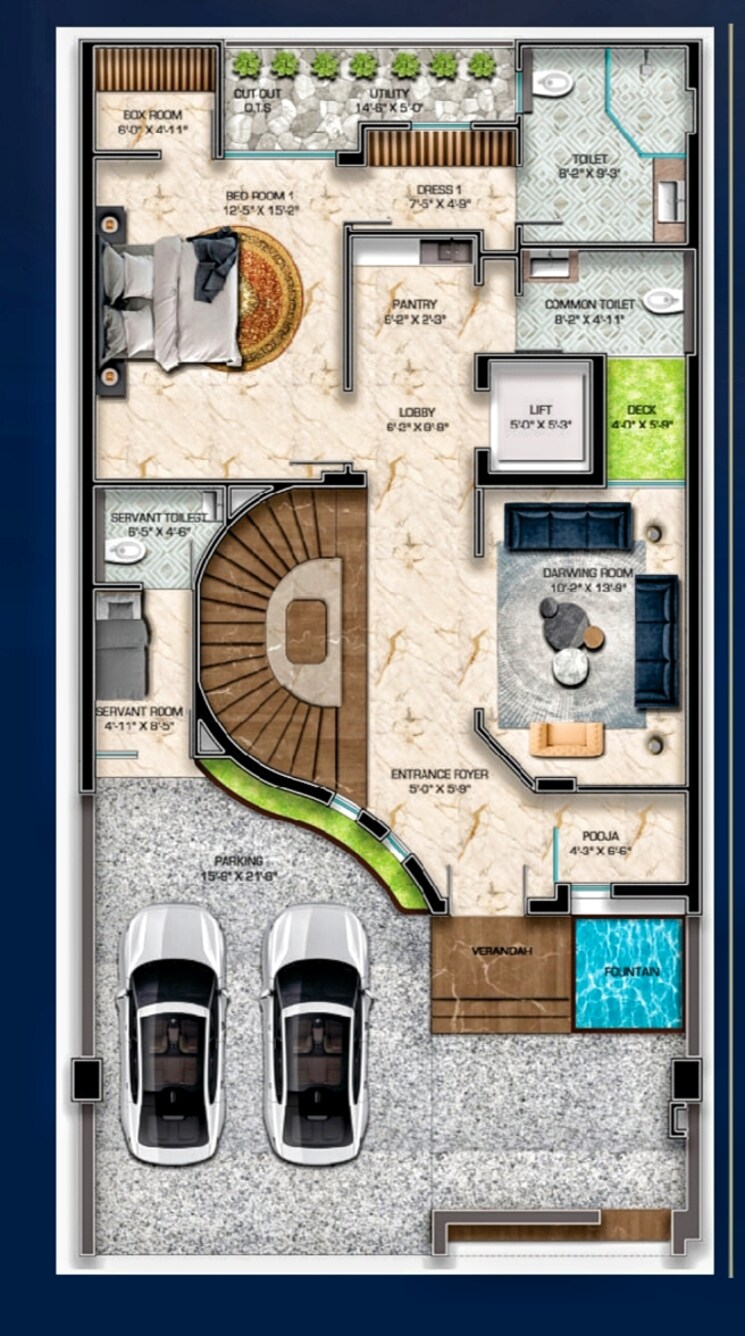 Exterior View, mansarovar extension 5 Bedroom 200 Sq.Yd. Independent House In Mansarovar Extension Jaipur 8064237