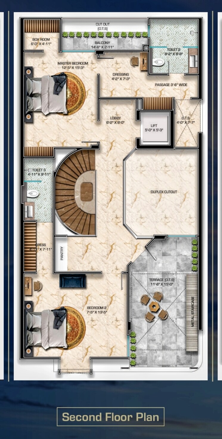 Floor Plan, mansarovar extension 5 Bedroom 200 Sq.Yd. Independent House In Mansarovar Extension Jaipur 8064237