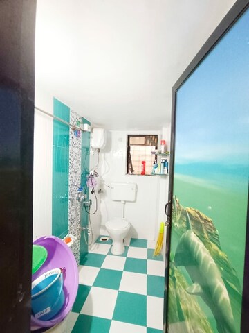 Bathroom in 2 BHK Apartment at Patankar Park, Nalasopara West – for Rent