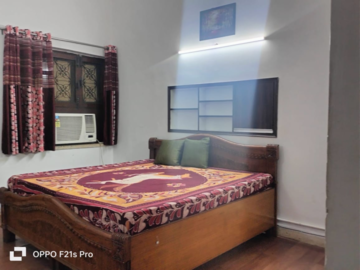 Bedroom in 2 BHK Builder Floor at Greater Kailash I – for Rent