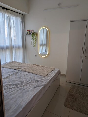 Bedroom in 1 BHK Apartment at Duville Riverdale Suites, Kharadi – for Rent