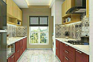 Kitchen in 3 BHK Apartment at Oberoi Exquisite Goregaon, Goregaon East – for Rent