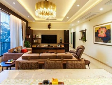 Living Room in 3 BHK Apartment at Oberoi Exquisite Goregaon, Goregaon East – for Rent