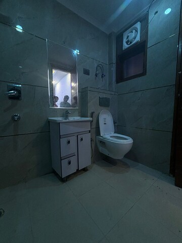 Bathroom in 2 BHK Builder Floor at Ignou Road – for Rent