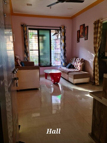 Living Room in 2 BHK Apartment at Mohan Highlands, Badlapur East – for Rent