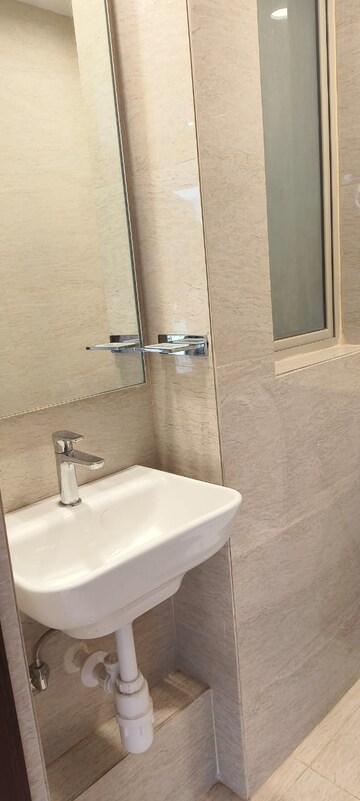 Bathroom in 1 BHK Apartment at Hiranandani Regent Hill, Powai – for Rent