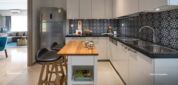 Kitchen in 3 BHK Apartment at Lodha World One, Worli – for Sale
