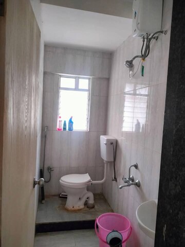 Bathroom in 1 BHK Apartment at Gera Shrishti, Wagholi – for Rent